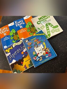 Lot of 5 Speech Therapy Workbook Bundle:  apraxia and oral motor therapy